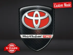Toyota Large Car Stickers Max Pro Durable Modern Edition